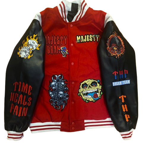 Varsity Jacket-Red